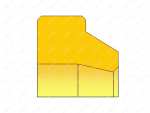 Грязесъемник 154х164x5/8 аналог Б913 ГАЗ 154, Product Code 70-02-002240, Polyurethane, PU54/M95/желтый, Image №1